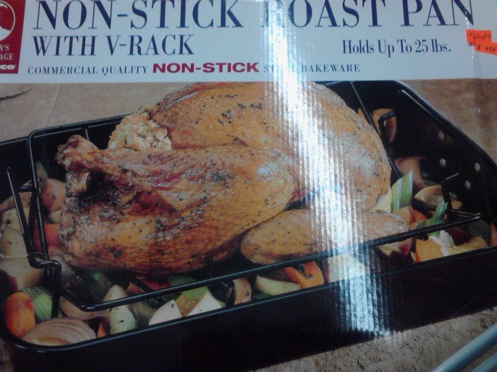 A brand new non-stick pan made this roast chicken recipe so much easier to make.