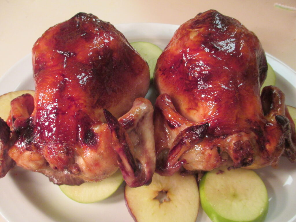 Candied Apple Top Recipes Apple Stuffed Glazed Cornish Hens I Heart Recipes 