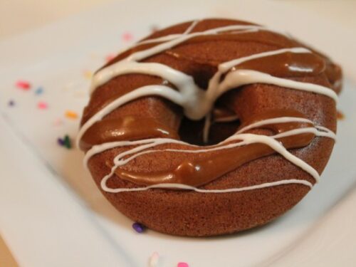 Baked Apple Sauce Donuts