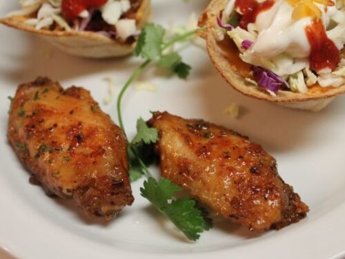 Basil Honey Mustard Wings