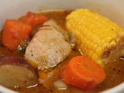 Chicken and corn soup