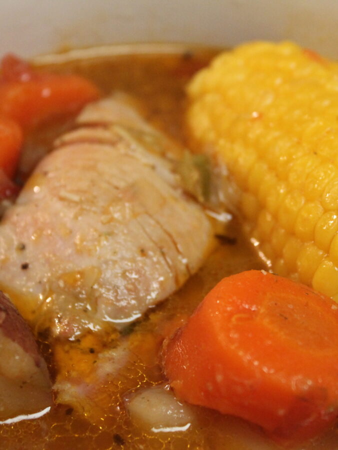 Chicken and corn soup