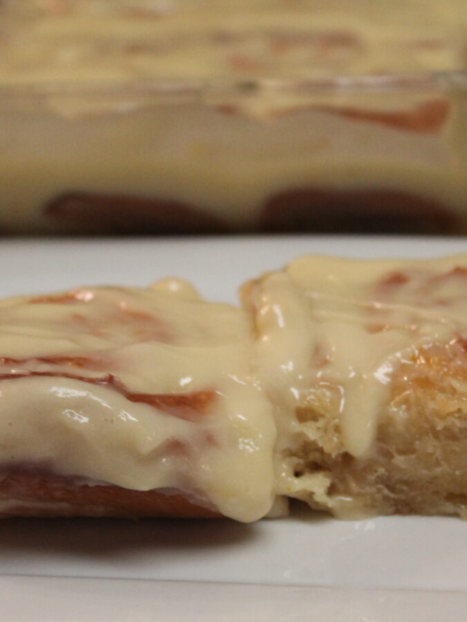 Orange Rolls with Orange cream cheese frosting