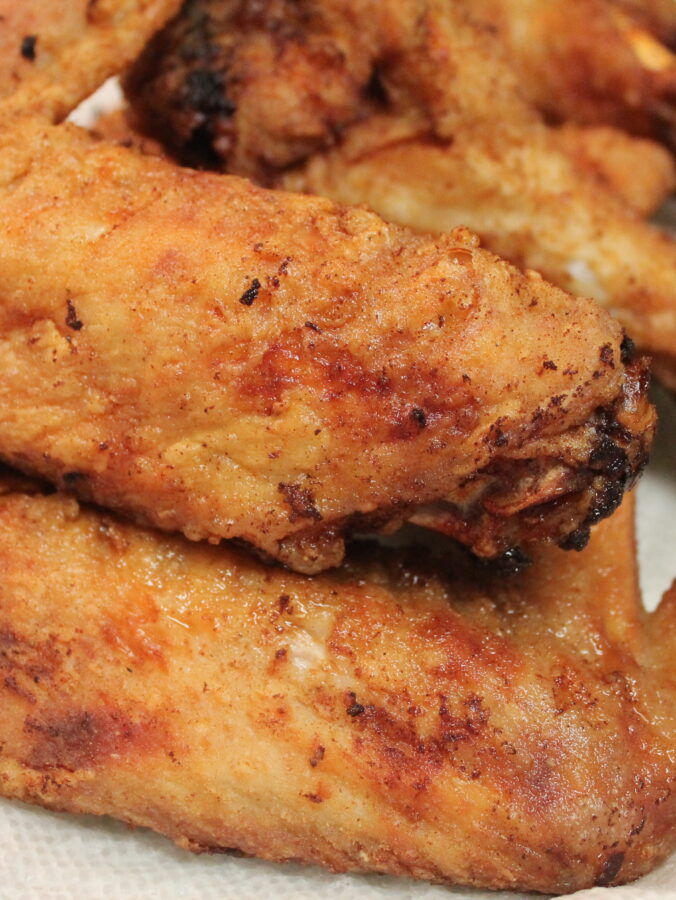 Deep fried turkey wings