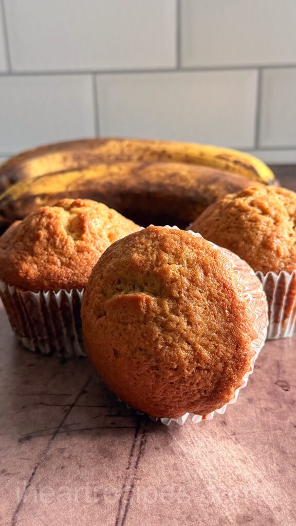 Close-up over freshly baked muffins