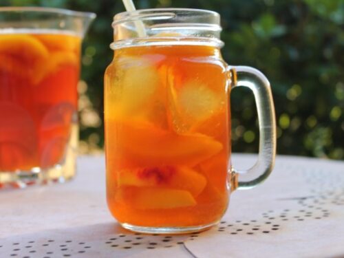 Sweet Peach Iced Tea