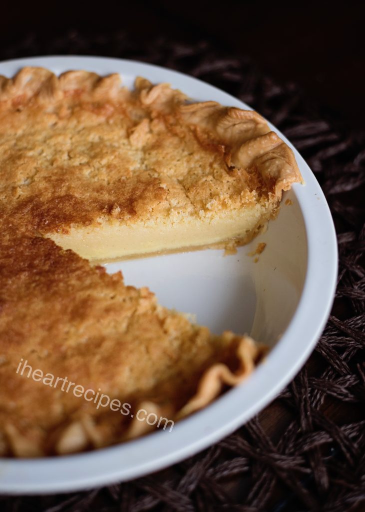 Old Fashioned Buttermilk Pie I Heart Recipes