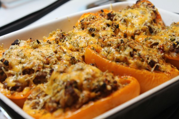 These scrumptious Stuffed Bell Peppers are just like Mom used to make! 