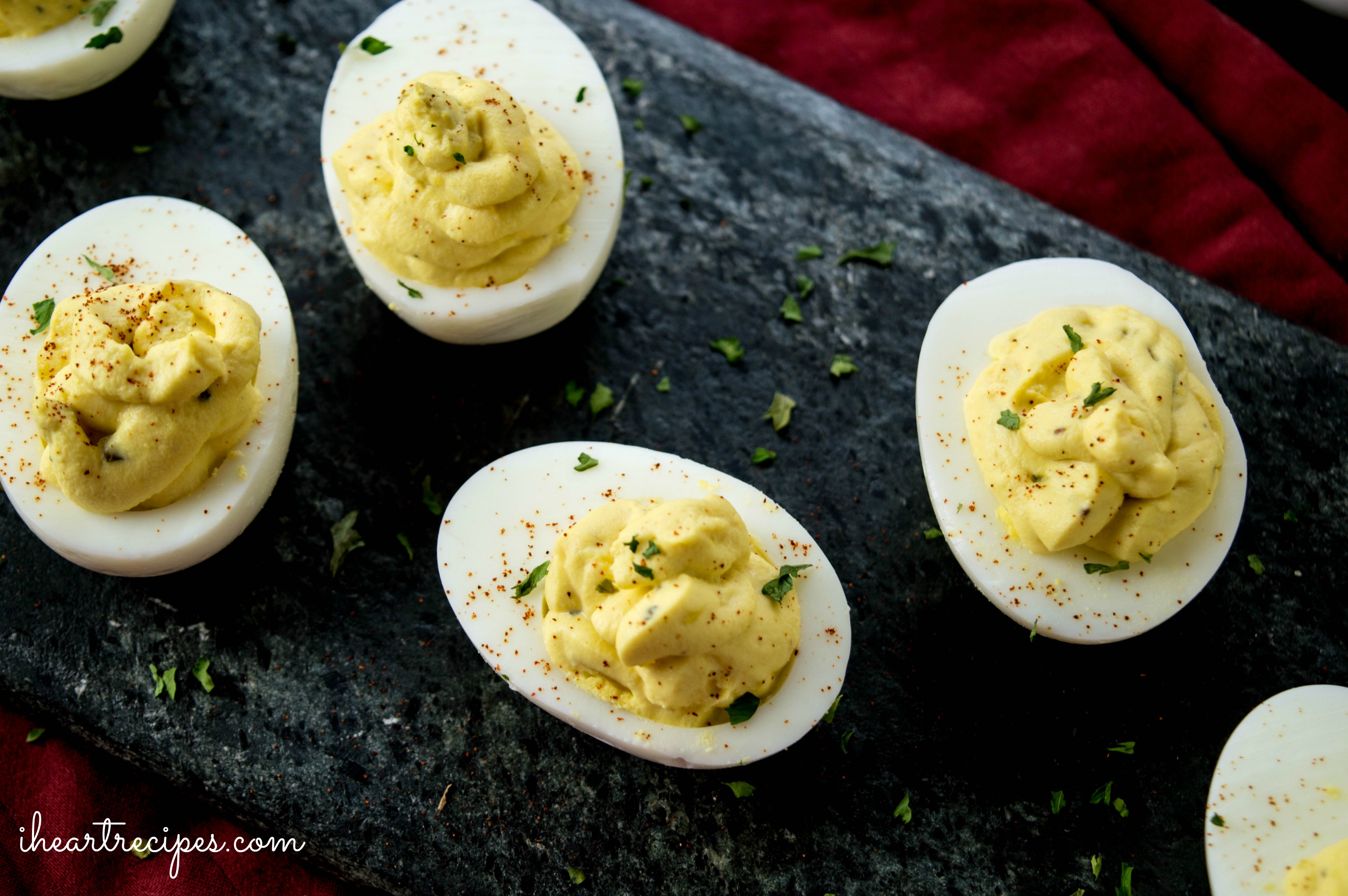 Sprinkle with chives when complete