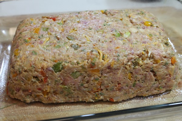 Add your favorite veggies to this delicious meatloaf recipe to make it a family favorite