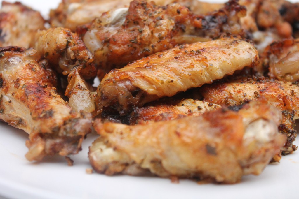 Easy and tasty garlic and onion wings