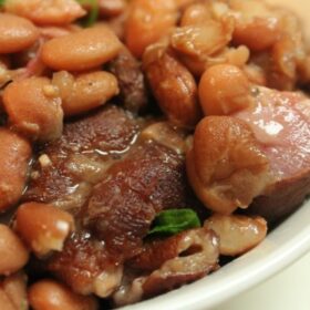 Southern Pinto Beans and Ham Hocks Made in the Crock Pot