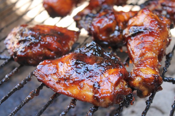 This Hickory Smoked Barbecue Chicken is perfect for a small gathering!
