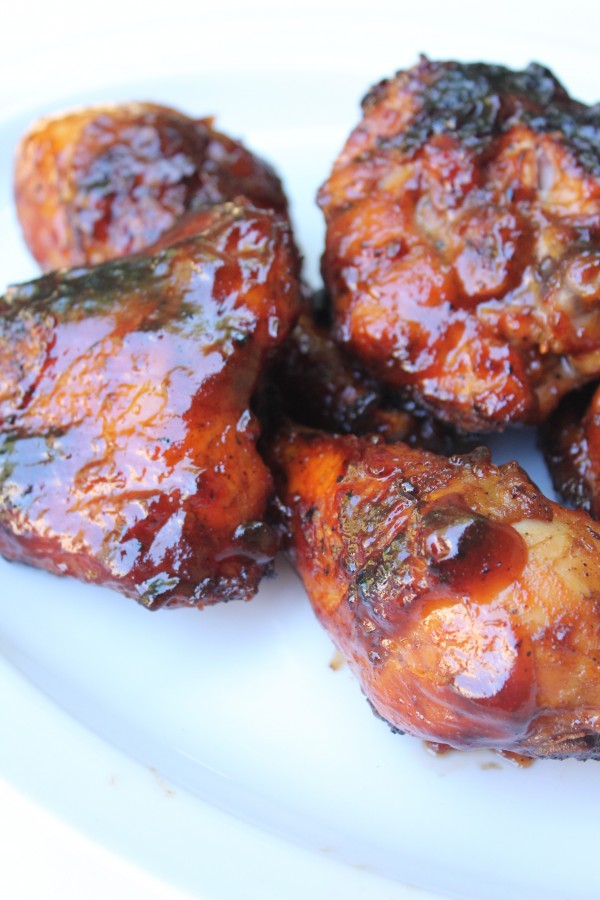 Hickory Smoked Barbecue Chicken | I Heart Recipes