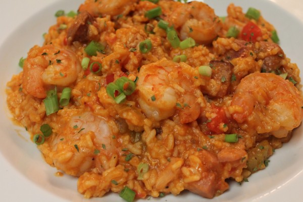 Homemade jambalaya is packed with flavor, tender shrimp and sausage