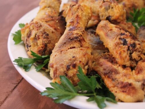 Oven fried chicken