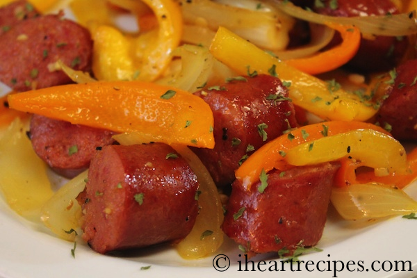 This simple sausage and peppers recipe is the perfect quick weeknight dinner