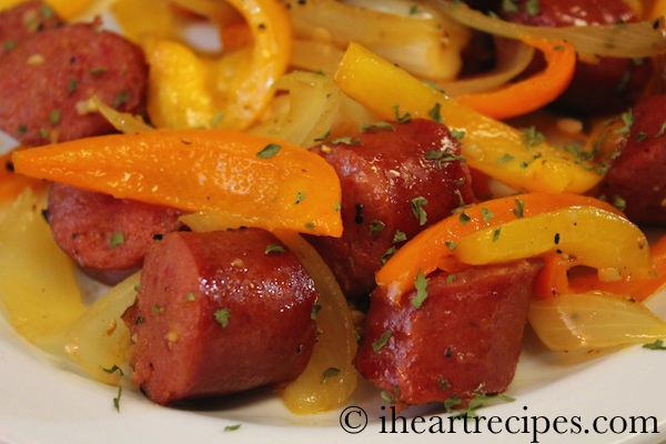 SAUSAGE AND PEPPERS, WEEKNIGHT MEAL