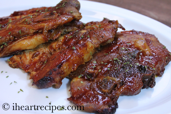 These homemade oven baked barbecue pork chops are great for any meal.