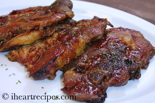 bone in bbq pork chops