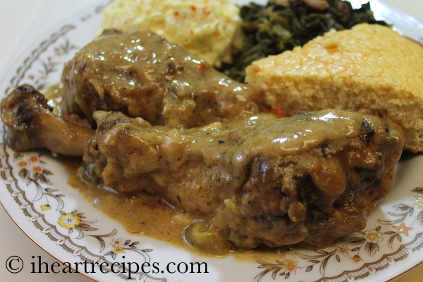 of cream using mushroom chicken soup baked recipe Heart  Turkey Southern Smothered I Recipes