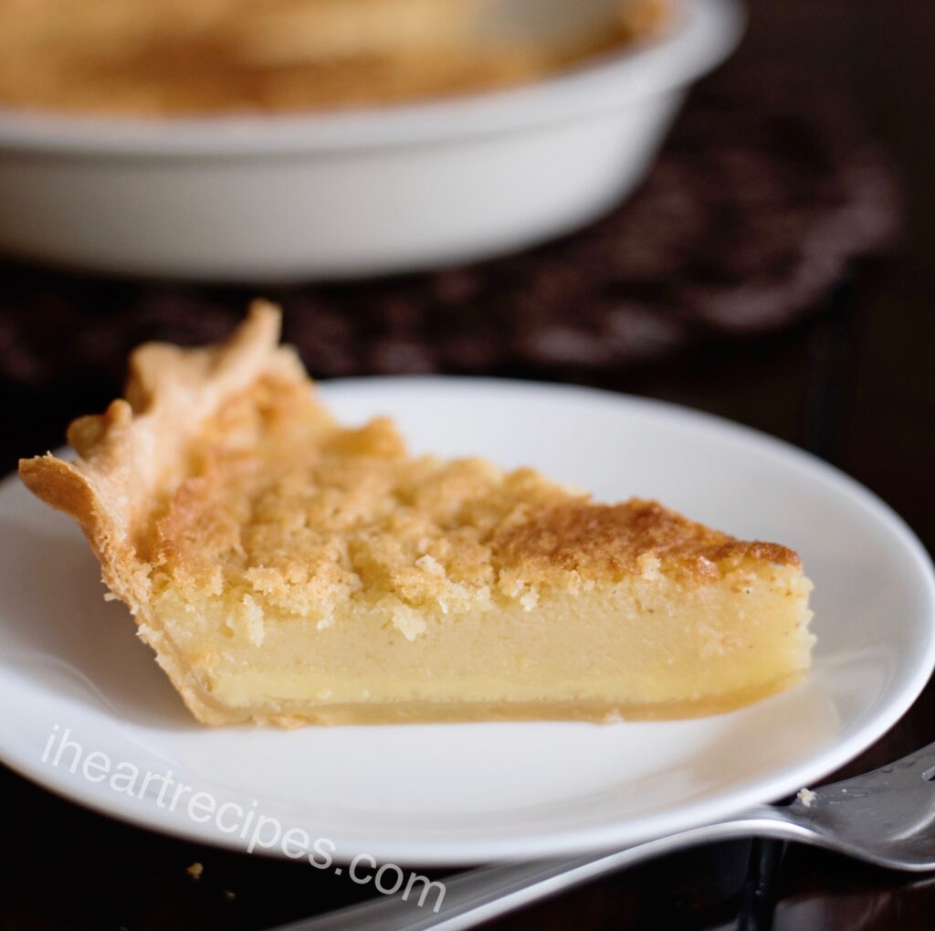 Old Fashioned Buttermilk Pie | I Heart Recipes