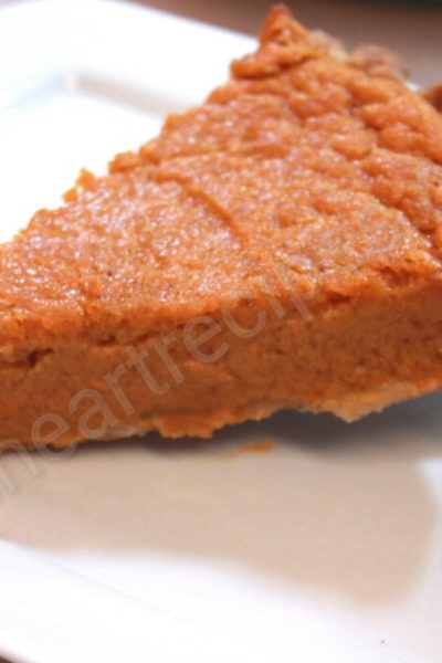 A slice of Southern Sweet Potato Pie