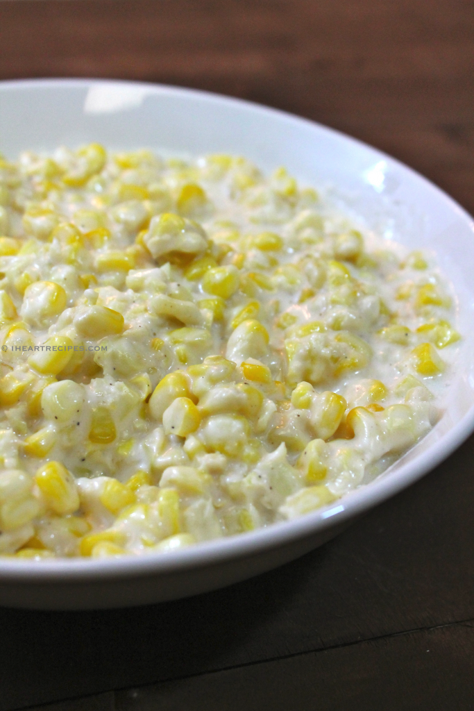 Homemade Creamed Corn Recipe I Heart Recipes