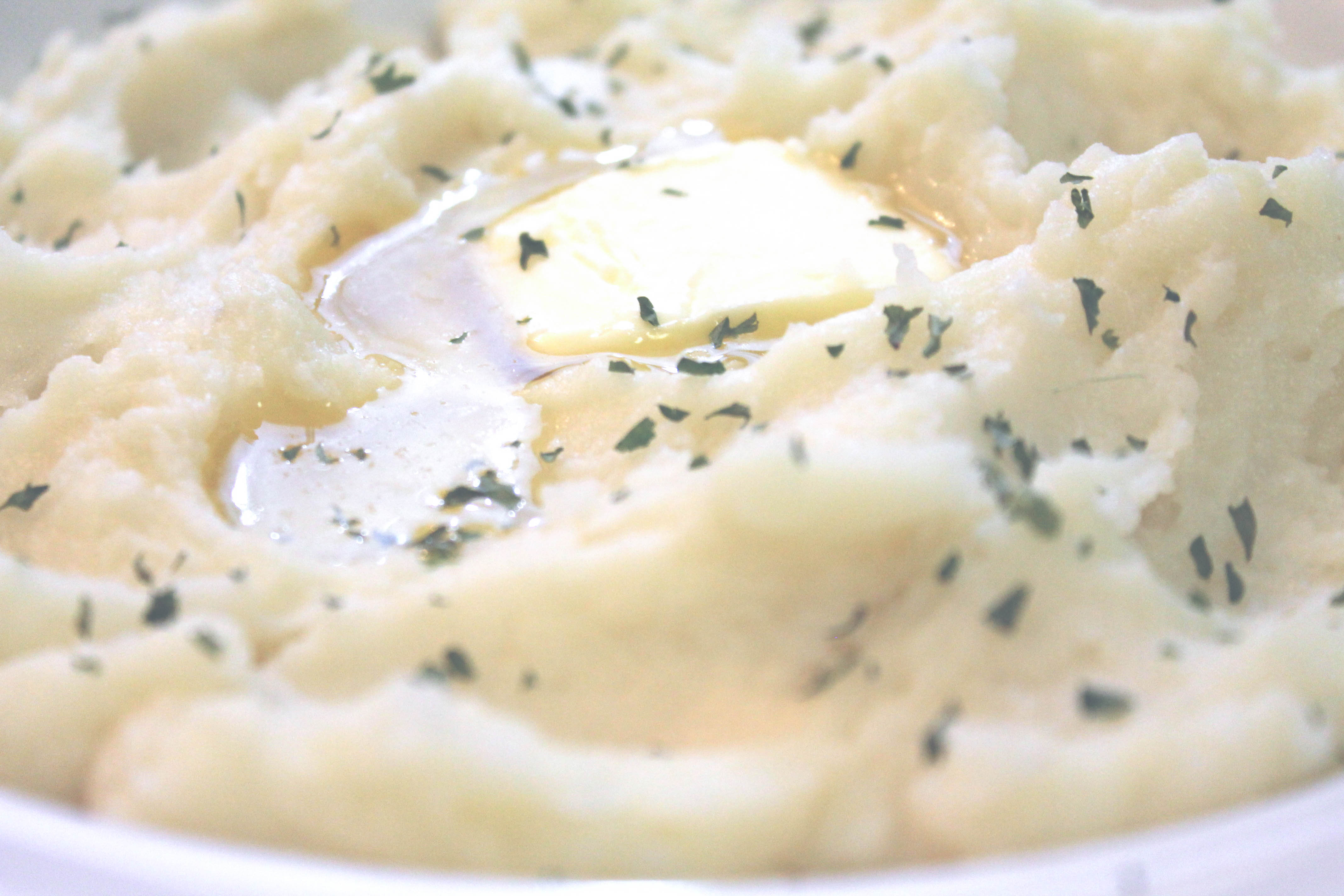 These creamy mashed potatoes go with absolutely everything from chicken to steak, turkey... you name it