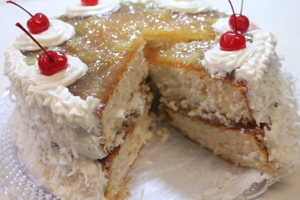 Coconut Pineapple Cake Recipe I Heart Recipes