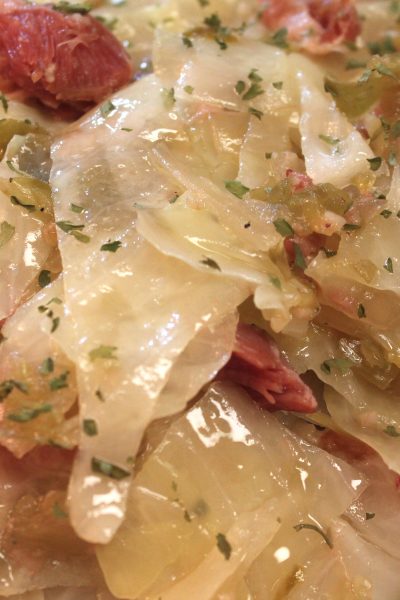 Southern Cabbage with Ham Hocks | I Heart Recipes