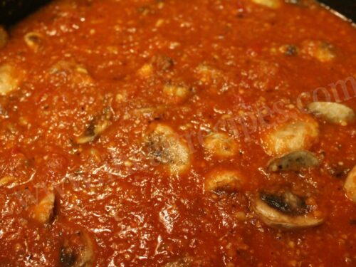 vegetable marinara