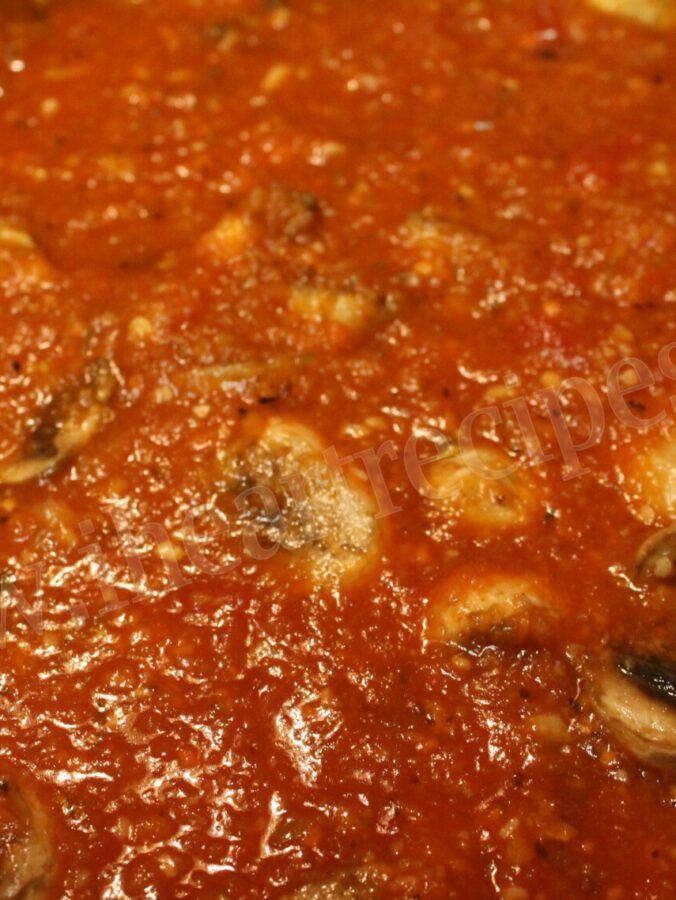 vegetable marinara