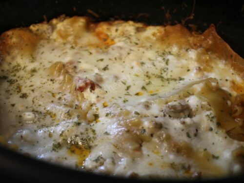 Slow Cooker Beef Lasagna Recipe