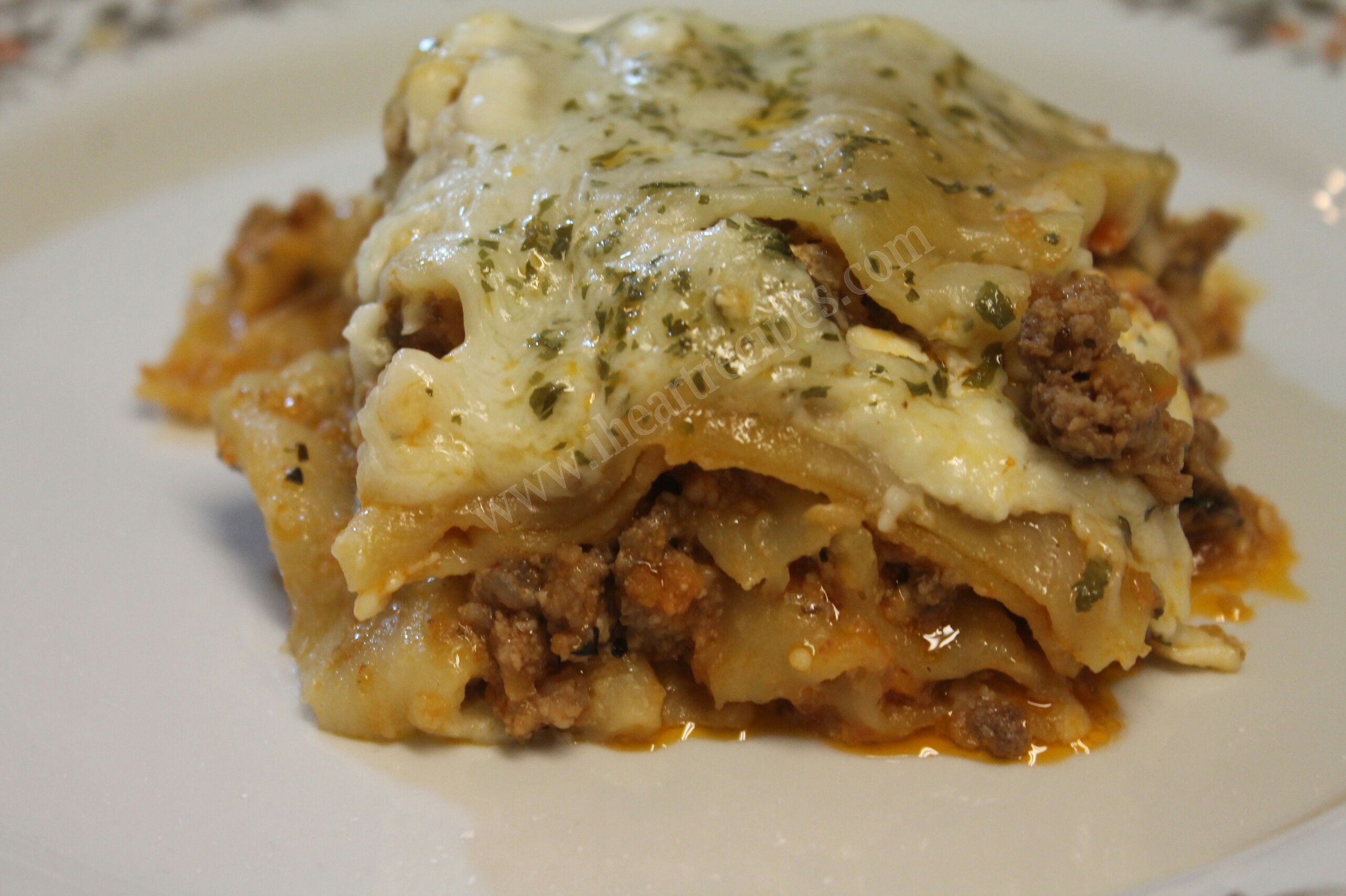 Slow Cooker Beef Lasagna I Heart Recipes