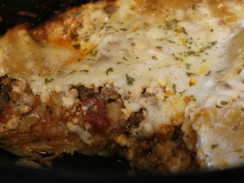 Slow Cooker Lasagna {crockpot recipe} - Lauren's Latest