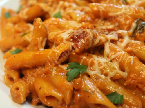 Penne With Homemade Vodka Sauce I Heart Recipes