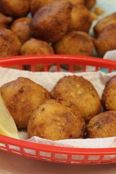 THE CRISPIEST HOMEMADE HUSH PUPPIES - Baking Beauty