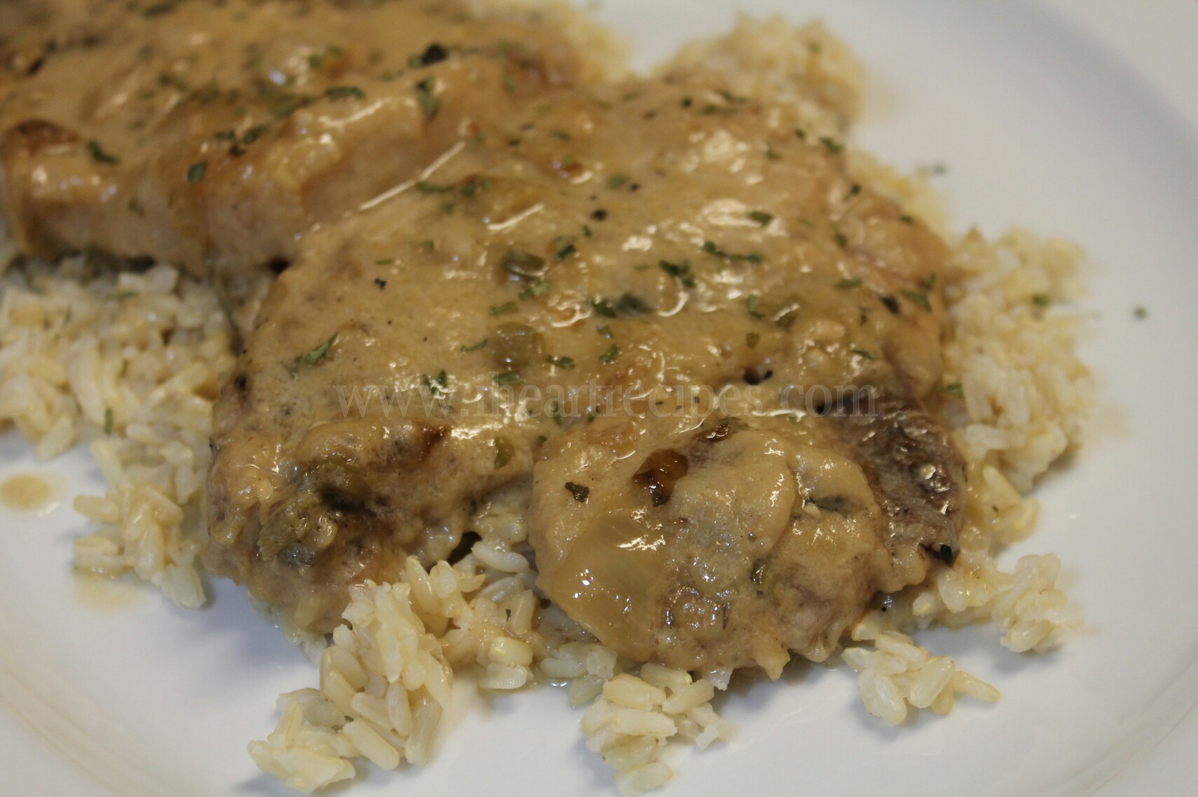 baked pork chops and gravy