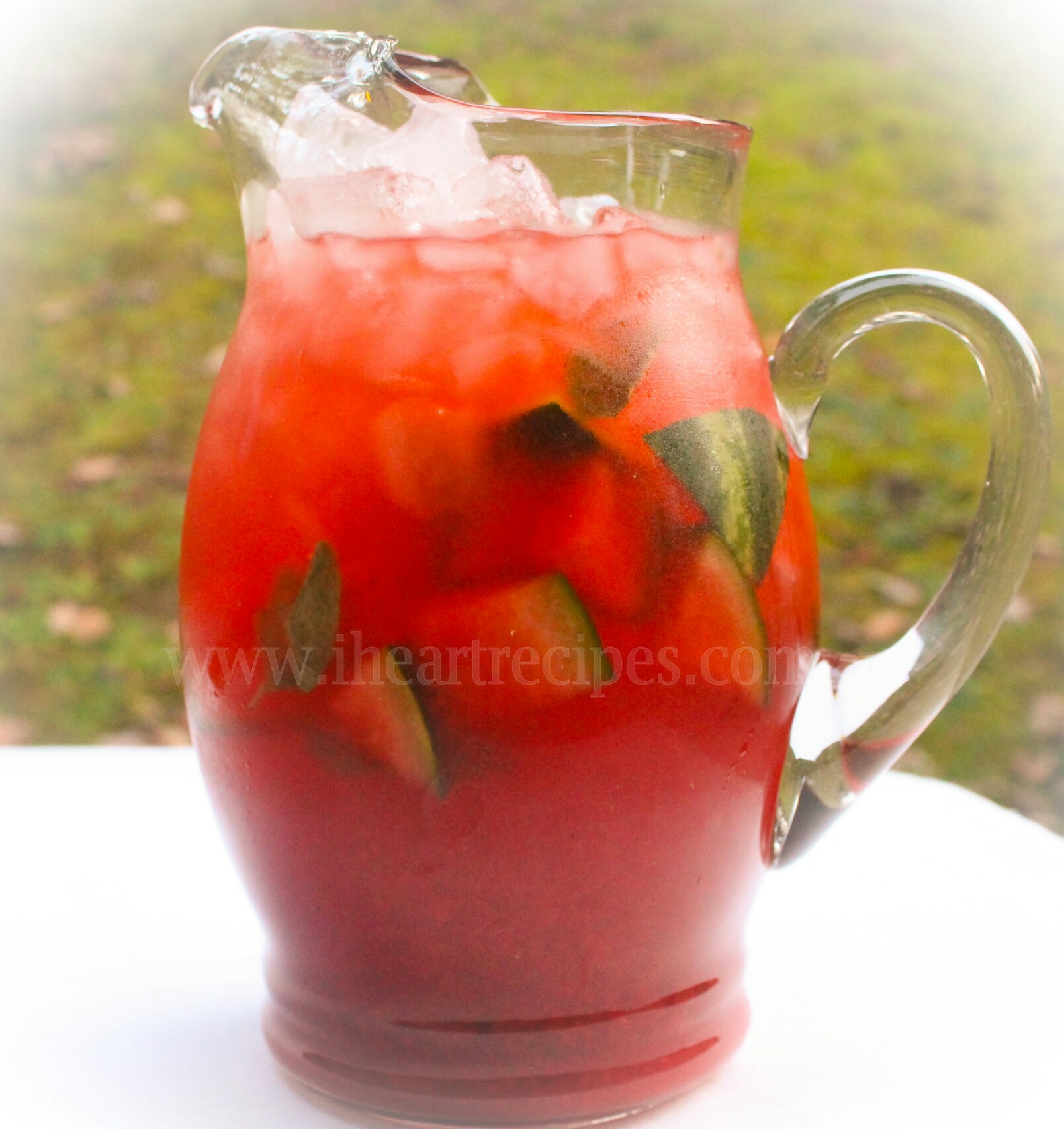 Watermelon Iced Tea is refreshing and sweet, the perfect summer drink!