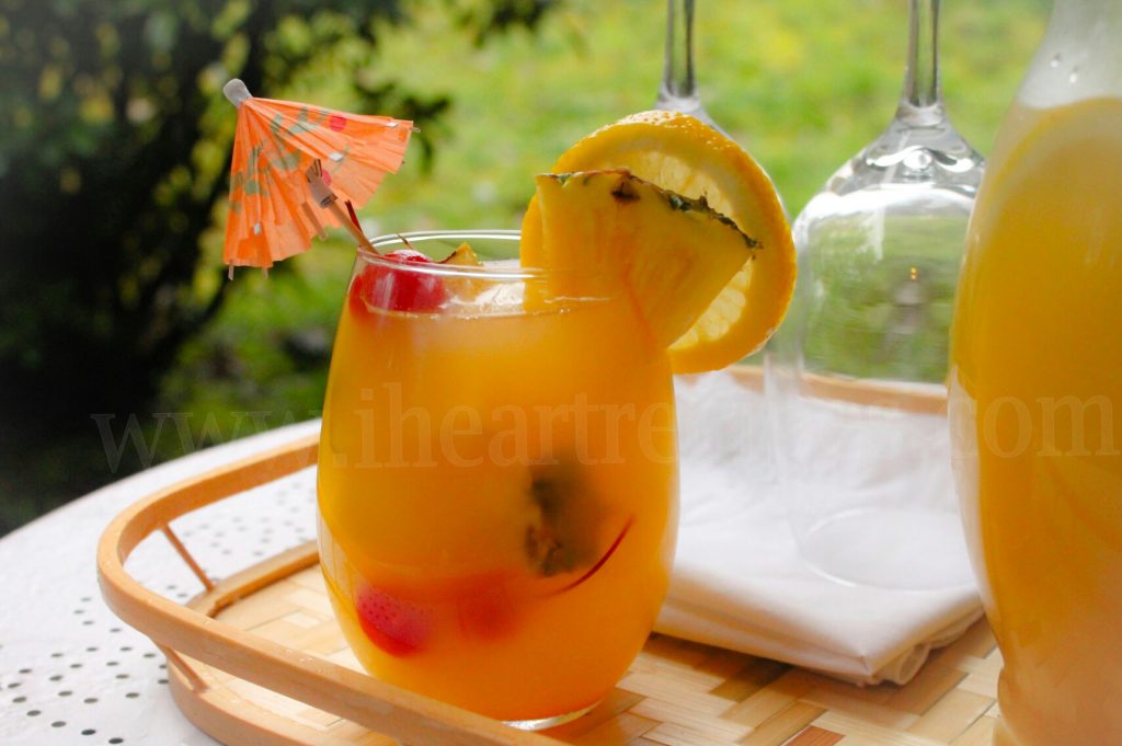 Mango pineapple lemonade