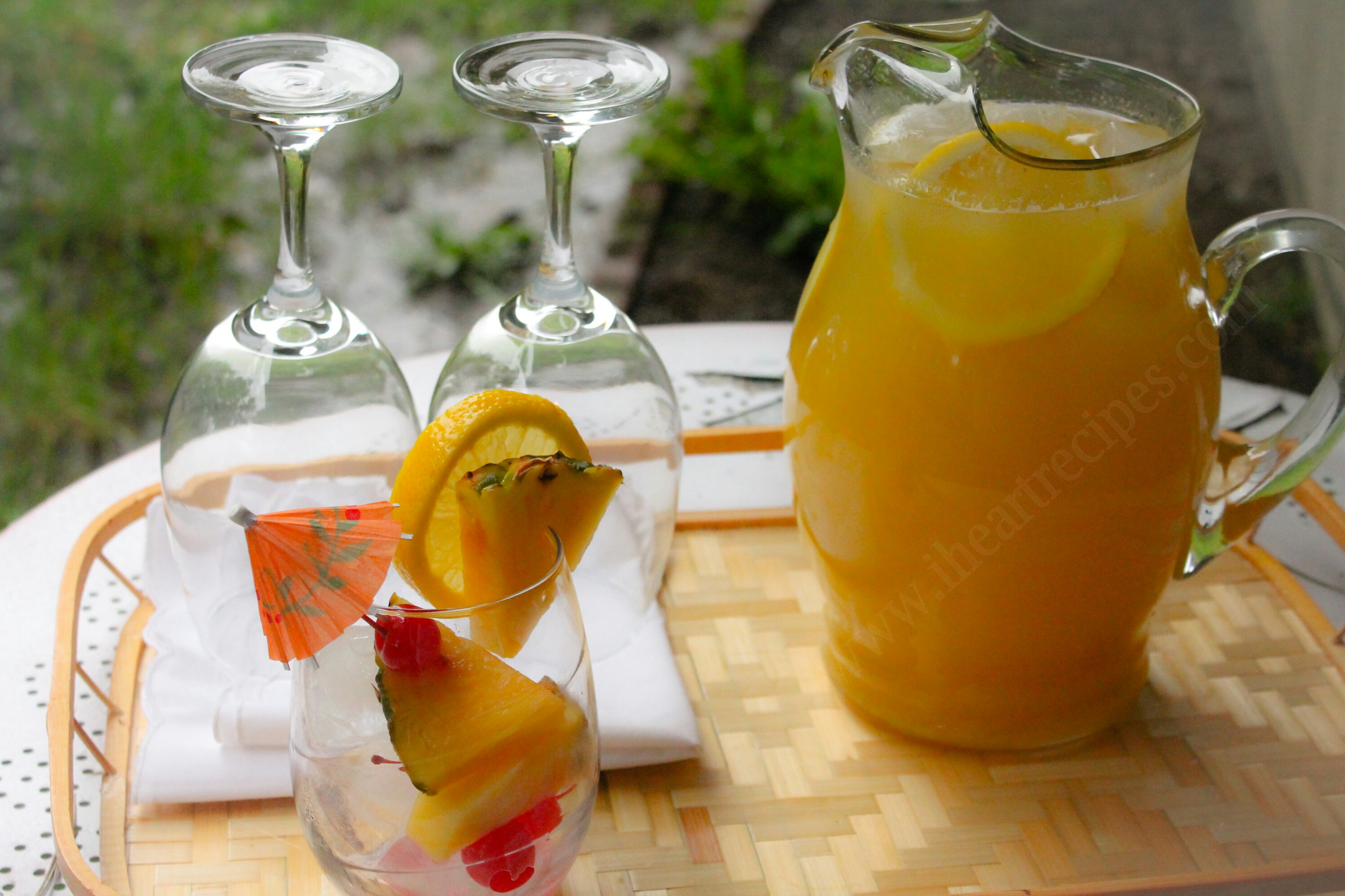 Mango Pineapple Sun Tea - Recipe Redux