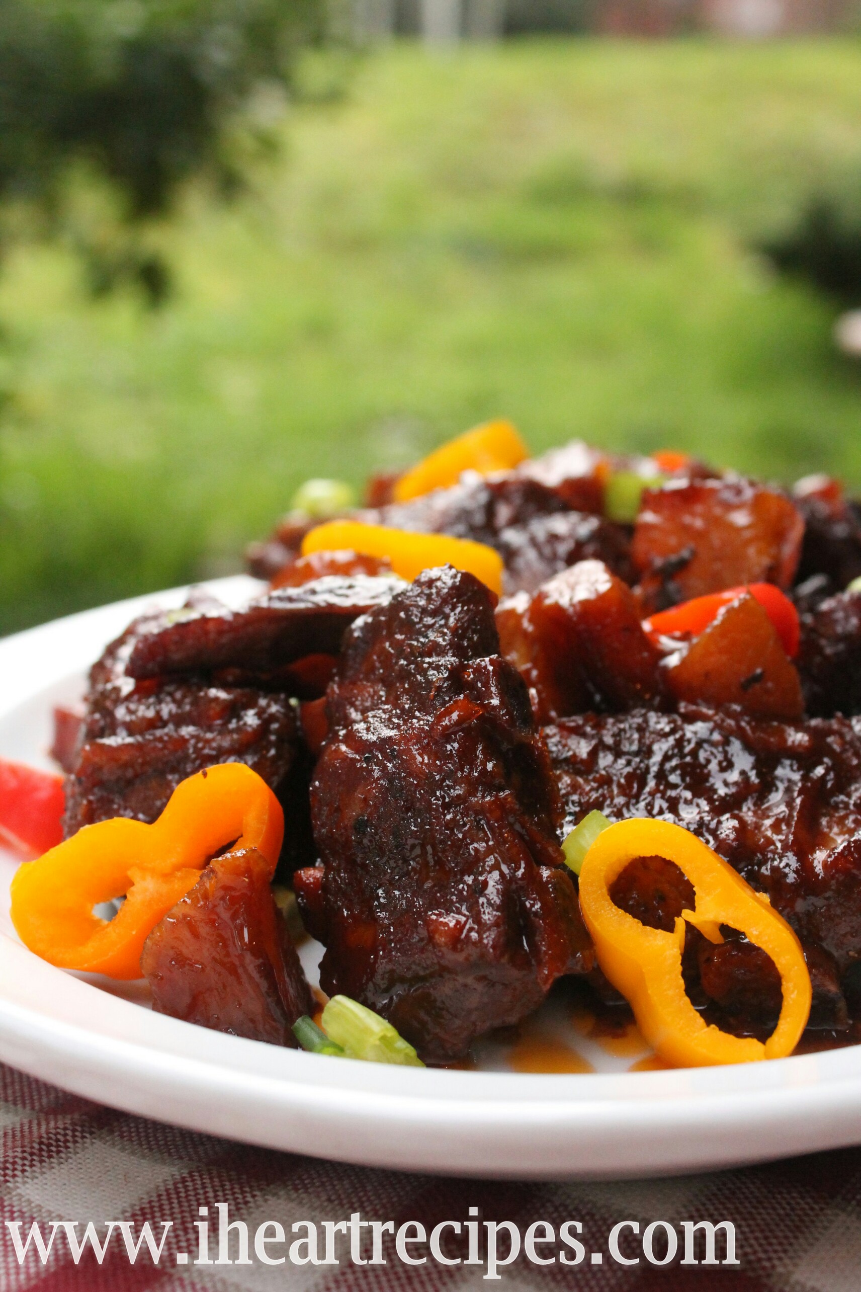 Tender and delicious pork spare ribs