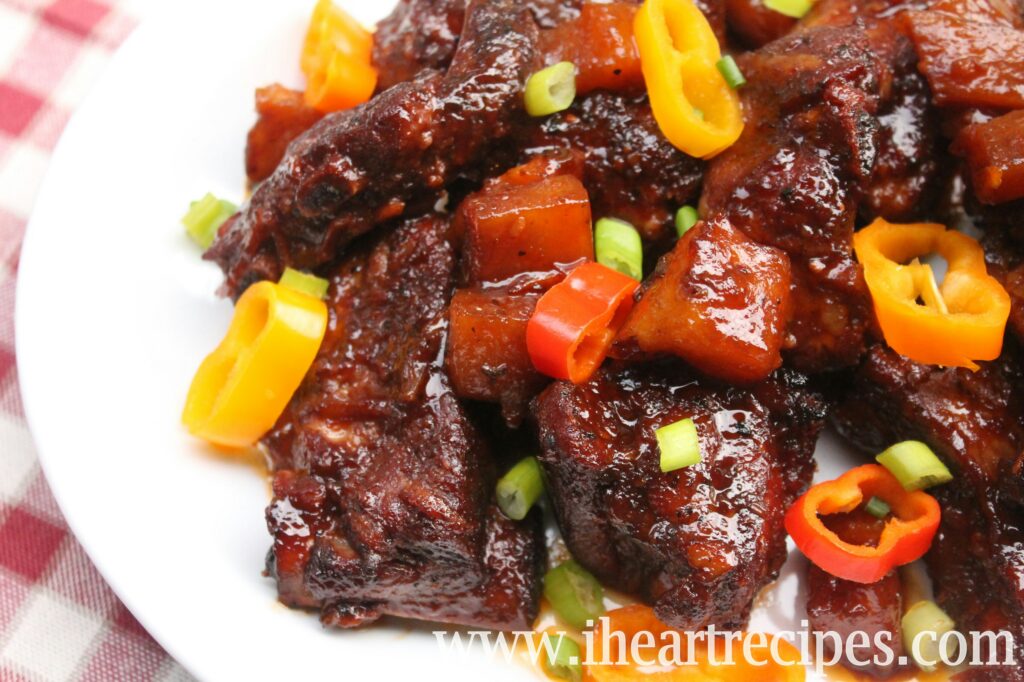 Sweet and Smoky Spear Ribs
