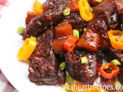 Sweet And Smokey Pork Spare Ribs I Heart Recipes