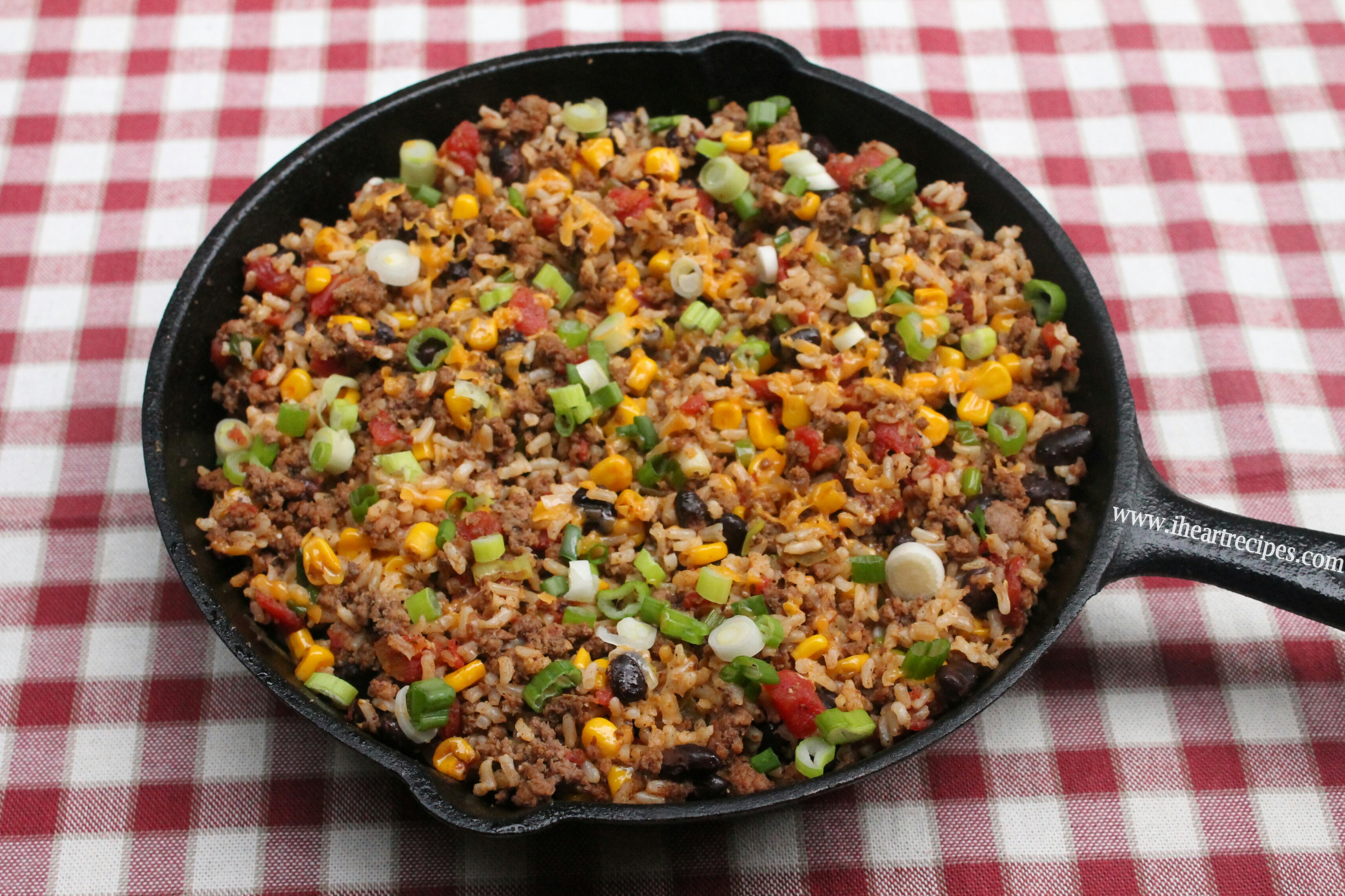 Tex Mex Beef Skillet I Heart Recipes