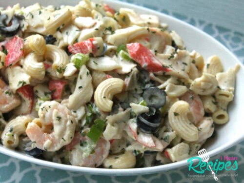 Seafood Macaroni Salad I Heart Recipes