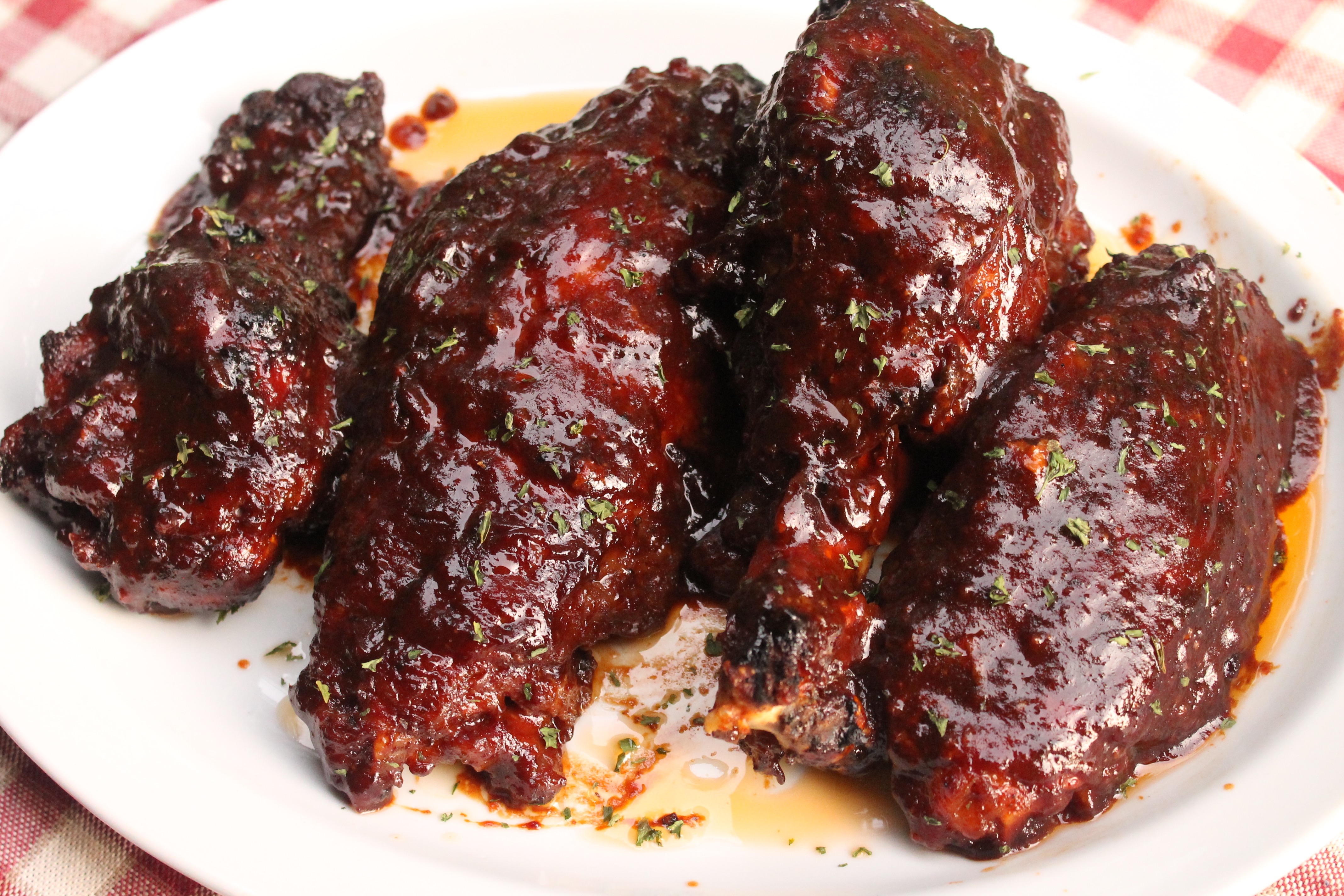 Baked Barbecue Turkey Wings I Heart Recipes