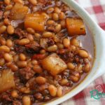 Brown sugar and pineapple beans