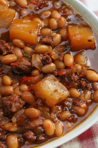 Brown sugar and pineapple beans